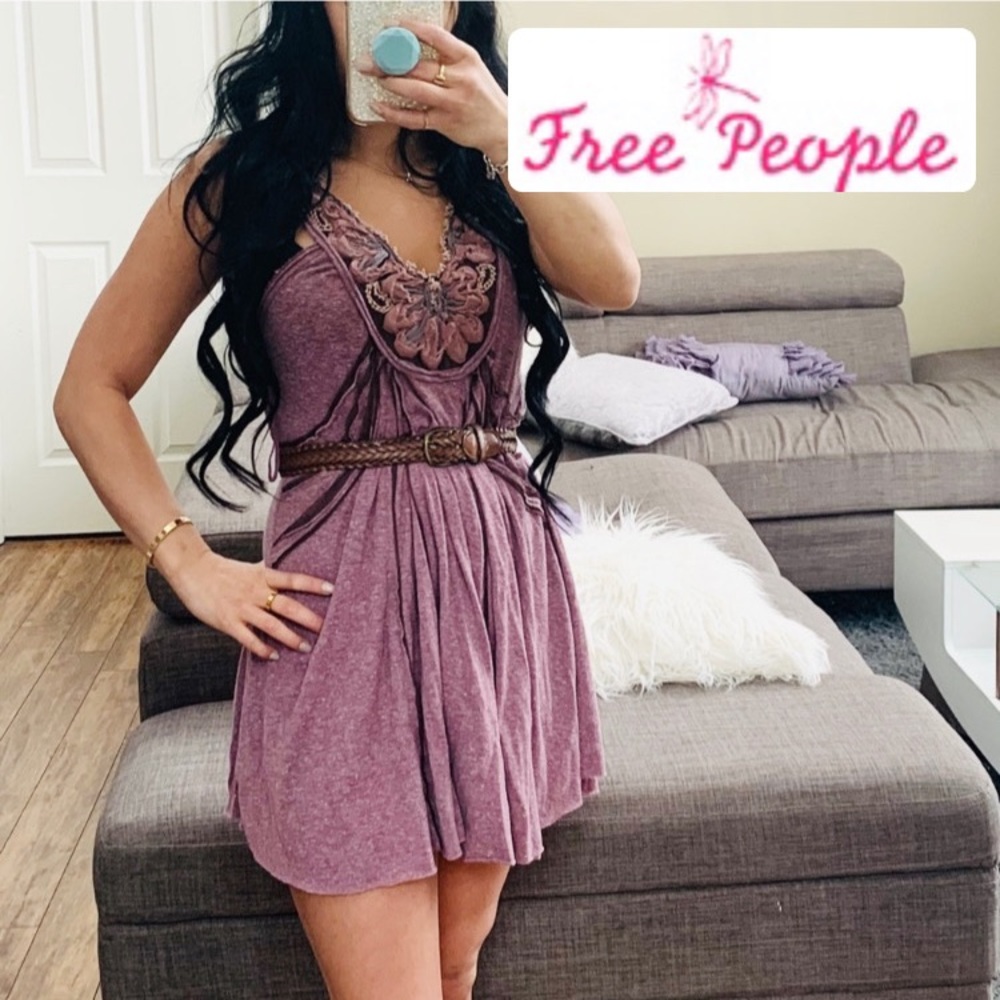 ๐ฏ๐น๐ฆ FREE PEOPLE FLORAL FRILL DRESS - Picture 3 of 7